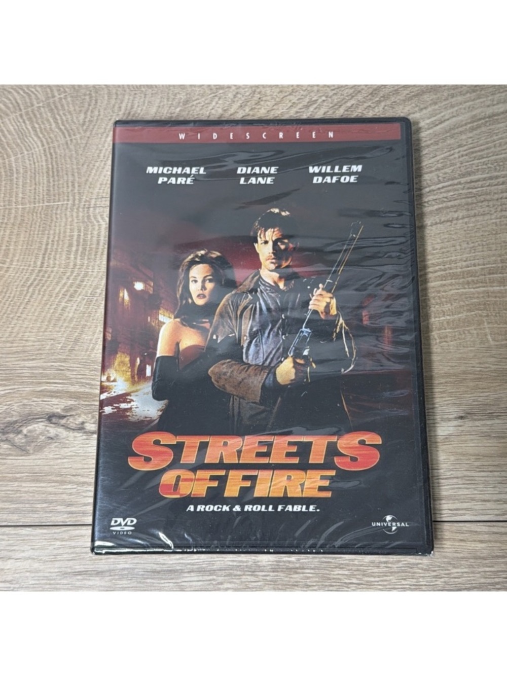 Universal Streets of Fire DVD - Black & Red Cover